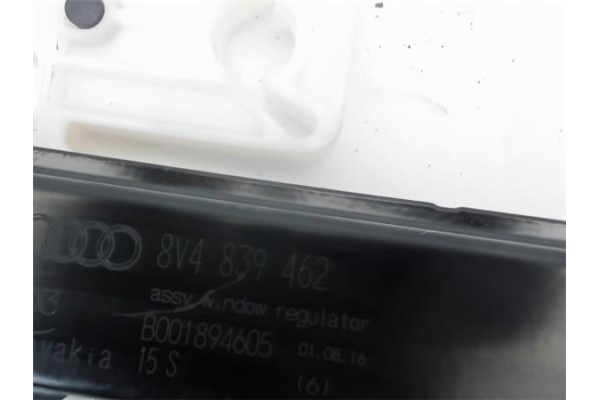 Recambio de mecanismo elevalunas trasero izquierdo para audi a3 (8p1) 1.6 attraction referencia OEM IAM 8V4839461  