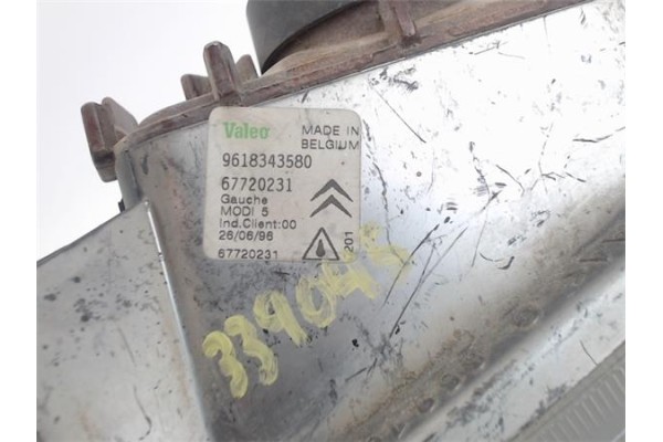 Recambio de faro antiniebla izquierdo para citroen saxo referencia OEM IAM 9618343580 67720231 