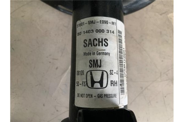 Recambio de amortiguador delantero derecho para honda civic viii hatchback (fn, fk) 2.2 ctdi referencia OEM IAM 51601SMJE09 5160