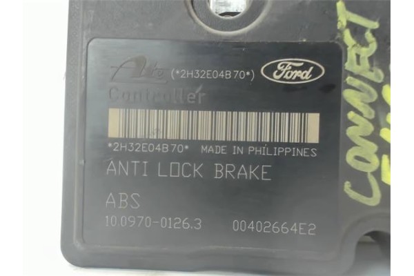 Recambio de nucleo abs para ford transit connect (tc7) 1.8 furgón ft 200s (2006) referencia OEM IAM 402664E2 2H32E04B70 