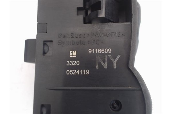 Recambio de mando de luces para opel corsa c referencia OEM IAM 9116609  