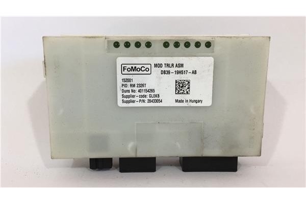 Recambio de centralita para ford ranger (tke) 2.2 doble cabina 4x4 xlt referencia OEM IAM AB3919H517AB 28433054 