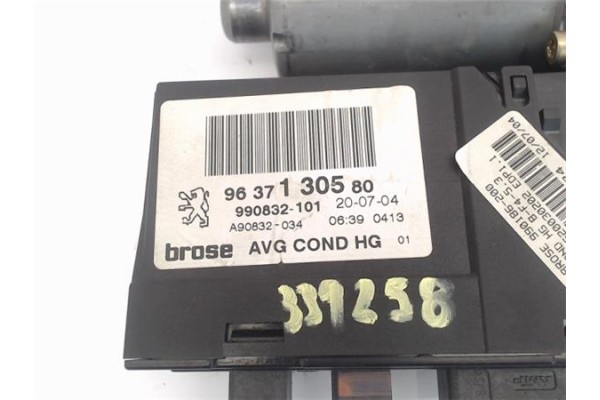 Recambio de motor elevalunas delantero izquierdo para peugeot 307 break / sw (s1) 2.0 hdi 90 referencia OEM IAM 9637130580 99083