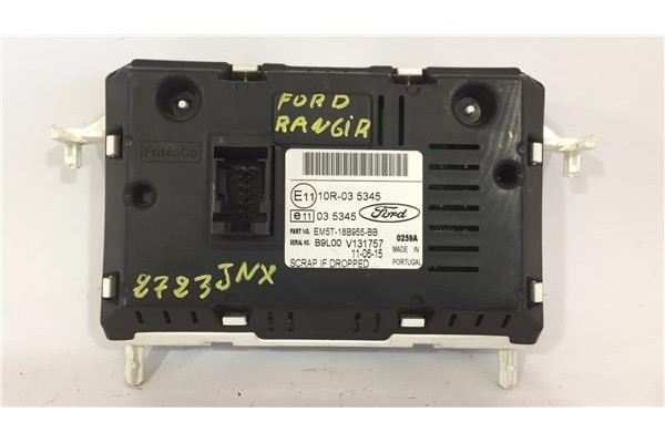 Recambio de reloj horario para ford ranger (tke) 2.2 doble cabina 4x4 xlt referencia OEM IAM EM5T18B955BB  