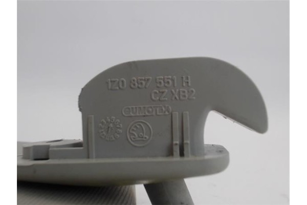 Recambio de parasol izquierdo para skoda fabia (5j2) 1.2 referencia OEM IAM 1Z0857551H2F4  