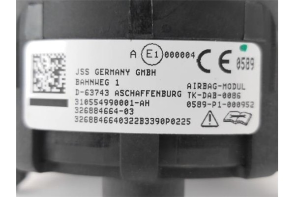 Recambio de airbag volante para bmw serie 1 berlina (e81/e87) 2.0 118d referencia OEM IAM 32306884672 310554990001AH 