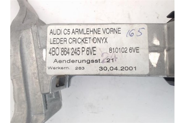 Recambio de reposabrazos para audi a6 avant (4b5) 2.8 quattro referencia OEM IAM 4B0864245P 810102 