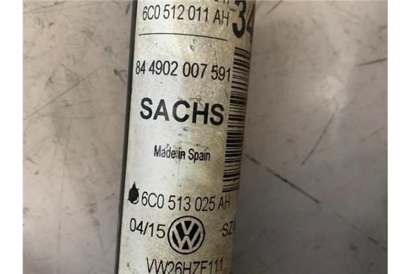 Recambio de amortiguador trasero derecho para volkswagen polo v (6c1) 1.2 advance bmt referencia OEM IAM 6C0513025AH VW26HZF111 