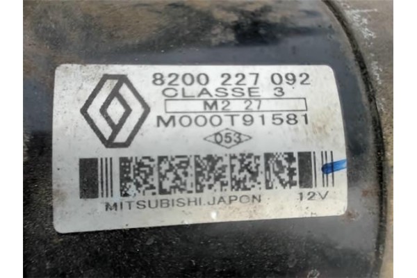 Recambio de motor arranque para renault modus i 1.5 dynamique referencia OEM IAM 8200227092  7711135521 , RENAULT | 8200021396 ,