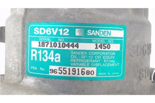 Recambio de compresor aire acond. para citroen c2 1.1 referencia OEM IAM 9655191680  