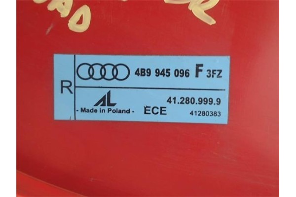 Recambio de piloto trasero derecho para audi allroad quattro (4b5) 2.5 tdi (132kw) referencia OEM IAM 4B9945096F3FZ 412809999 4B