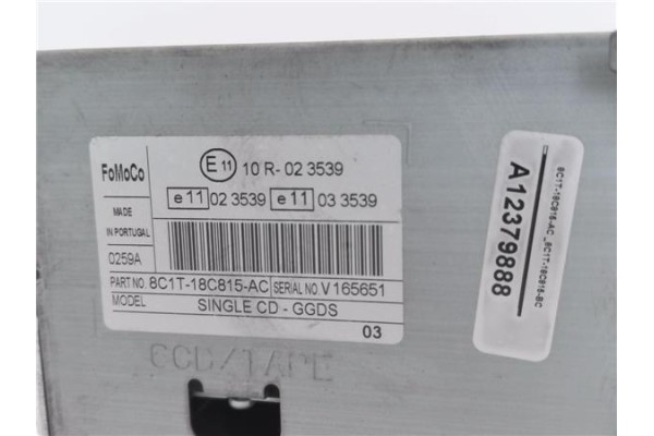 Recambio de autoradio para ford transit furgón 2.2 tdci referencia OEM IAM 1822186 8C1T18C815AC 