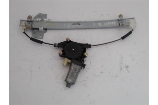 Recambio de mecanismo elevalunas trasero izquierdo para hyundai accent (mc) referencia OEM IAM   