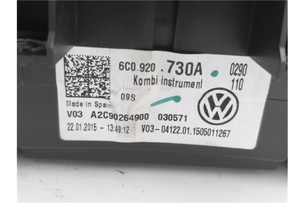 Recambio de cuadro completo para volkswagen polo v (6c1) 1.2 advance bmt referencia OEM IAM 6C0920730A  
