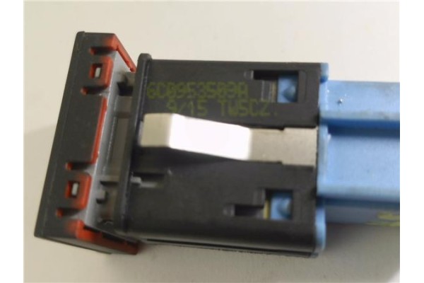 Recambio de interruptor luces emergencia para volkswagen polo v (6c1) 1.2 advance bmt referencia OEM IAM 6C0953509A  