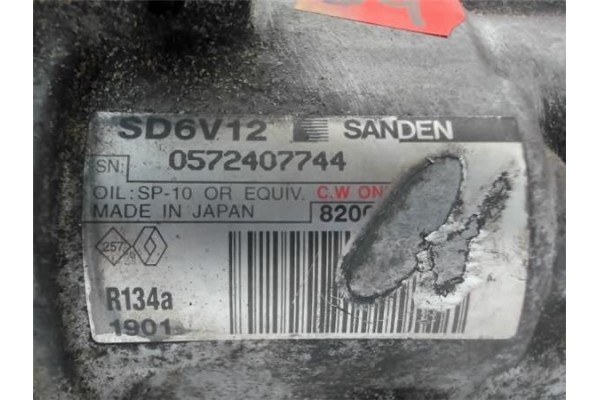 Recambio de compresor aire acond. para renault megane ii berlina 3p 1.4 dynamique referencia OEM IAM 0572407744  