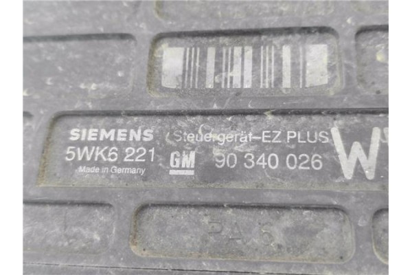 Recambio de centralita para opel kadett e 1.6 i referencia OEM IAM 90340026 5WK6221 