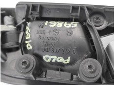 Recambio de manilla int. puerta delantero izquierda para volkswagen polo iv (9n1) 1.2 12v referencia OEM IAM 6Q1837247G  