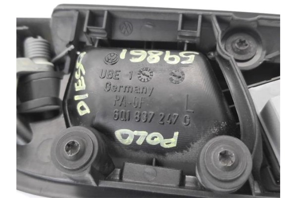Recambio de manilla int. puerta delantero izquierda para volkswagen polo iv (9n1) 1.2 12v referencia OEM IAM 6Q1837247G  