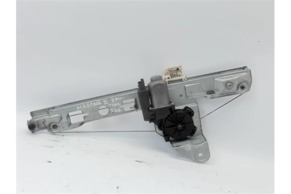 Recambio de mecanismo elevalunas trasero izquierdo para renault megane ii berlina 5p referencia OEM IAM   