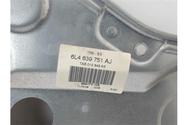Recambio de elevalunas electrico trasero izquierdo para seat cordoba berlina (6l2) referencia OEM IAM 6L4839751  