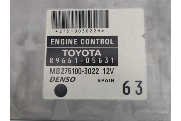Recambio de centralita para toyota avensis berlina (t22) 2.0 vvt-i referencia OEM IAM 8966105631  