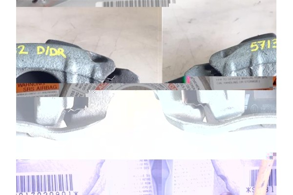 Recambio de pinza freno delantero derecha para peugeot 207 1.6 hdi referencia OEM IAM 9650295280  