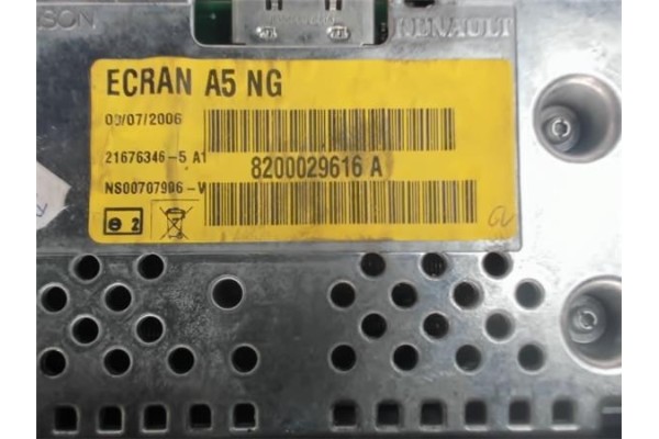 Recambio de radio / cd para renault laguna ii (bg0) referencia OEM IAM 8200029616A 216763465A1 