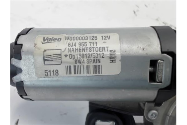 Recambio de motor limpiaparabrisas trasero para seat ibiza sc (6j1) referencia OEM IAM 6J4955711 W000003125 