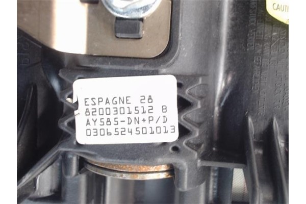 Recambio de airbag volante para renault megane ii berlina 5p referencia OEM IAM 8200301512B 0306524501013 