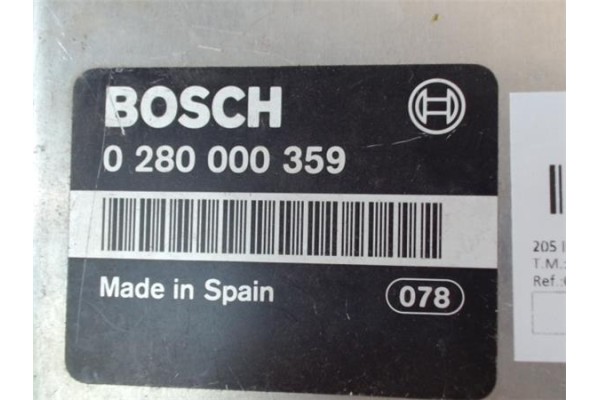 Recambio de centralita para peugeot 205 ii (20a/c) referencia OEM IAM  0 280000359 