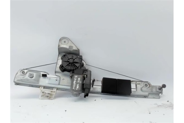 Recambio de mecanismo elevalunas trasero izquierdo para renault megane ii berlina 5p referencia OEM IAM   