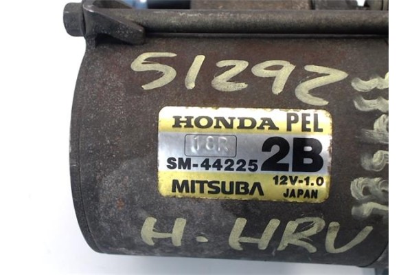 Recambio de motor arranque para honda hr-v (gh) 1.6 16v 4wd referencia OEM IAM SM442252B  