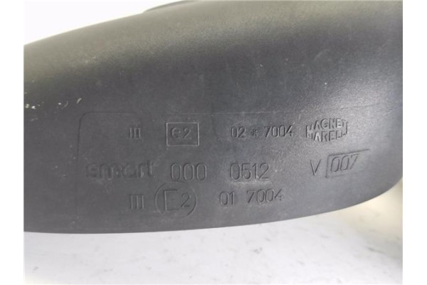 Recambio de retrovisor derecho para smart fortwo coupe 0.7 básico (37kw) referencia OEM IAM 0000512V007 E2017004 