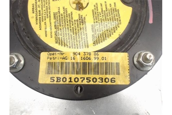 Recambio de airbag volante para opel vectra b berlina referencia OEM IAM 90437886 5B01075036 