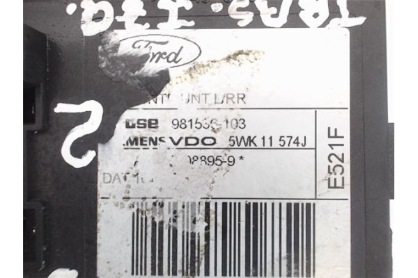 Recambio de motor elevalunas trasero izquierdo para ford focus berlina (cap) referencia OEM IAM 5WK11574J  