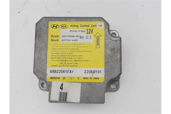 Recambio de centralita airbag para kia sportage (km) 2.0 crdi referencia OEM IAM 3911427346 959101F400 