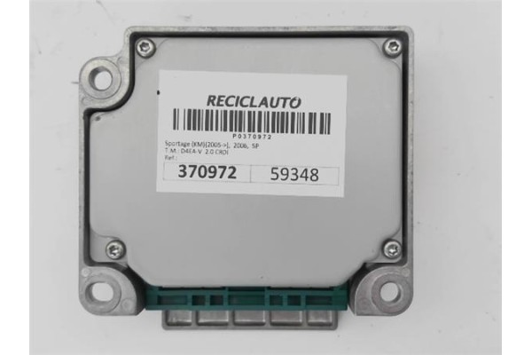 Recambio de centralita airbag para kia sportage (km) 2.0 crdi referencia OEM IAM 3911427346 959101F400 