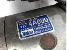 Recambio de motor arranque para kia sorento (bl) 2.5 crdi referencia OEM IAM 361004A000 TM000A23601 