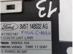 Recambio de motor elevalunas trasero izquierdo para ford focus c-max (cap) referencia OEM IAM 3M5T14B532AG  