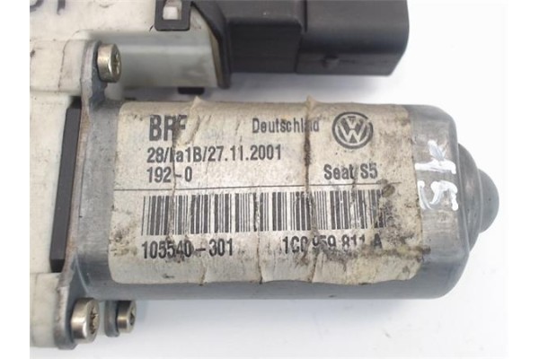 Recambio de motor elevalunas trasero izquierdo para seat leon (1m1) referencia OEM IAM (1C0959811A)  1C0959811A , AUDI | 1C09598