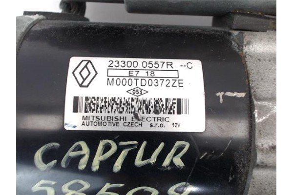 Recambio de motor arranque para renault captur i 0.9 zen referencia OEM IAM 233000557R m000td0372ZE 233000583R , RENAULT | 23300