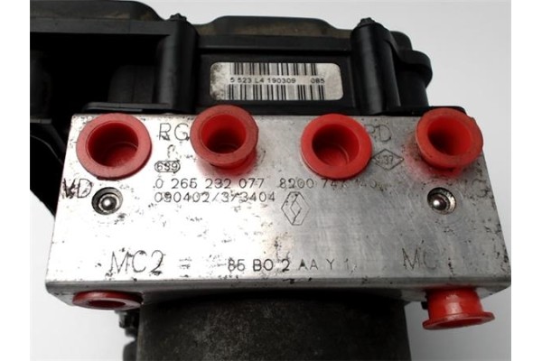 Recambio de nucleo abs para renault clio iii 1.5 dci (br17, cr17) referencia OEM IAM 8200747140 0265232077 