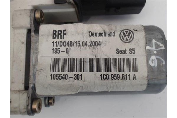 Recambio de motor elevalunas trasero izquierdo para seat toledo (1m2) referencia OEM IAM (1C0959811A)  