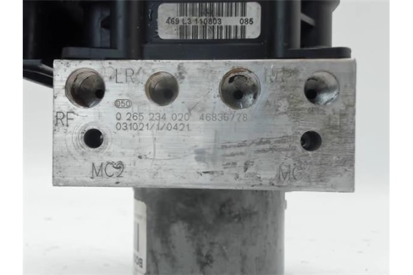 Recambio de nucleo abs para fiat stilo (192) referencia OEM IAM 0265234020 46836778 