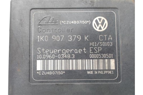 Recambio de nucleo abs para volkswagen golf v (1k1) 1.9 tdi referencia OEM IAM 1K0907379K 10096003483 
