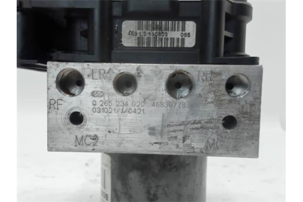 Recambio de nucleo abs para fiat stilo (192) referencia OEM IAM 0265234020 46836778 