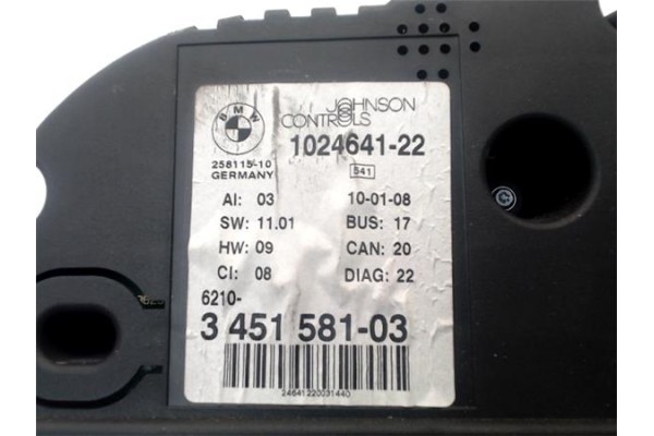 Recambio de cuadro completo para bmw serie x3 (e83) 3.0d referencia OEM IAM 62103451582  