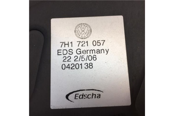 Recambio de pedal freno para volkswagen t5 transporter furgón/combi (7h) 2.5 combi referencia OEM IAM 7H1721057 0420138 