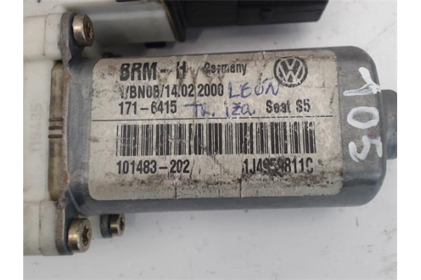 Recambio de motor elevalunas trasero izquierdo para seat leon (1m1) referencia OEM IAM (1J4959811C) (9776101439-203) 1J4959811C 